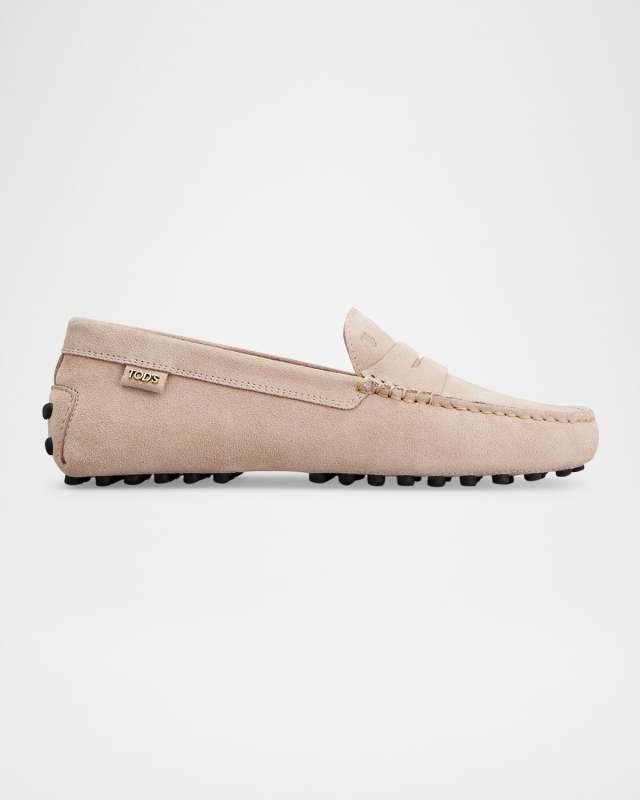 Gommino Suede Penny Driving Shoes